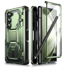 [Pachet 360??A?] Husa + folie Samsung Galaxy Z Fold6 I-Blason Armorbox, verde foto