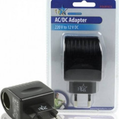 Adaptor 220V-12V bricheta auto HQ