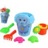 Set de jucarii de plaja elefant vesel 7 piese StarHome GiftGalaxy, Hessa