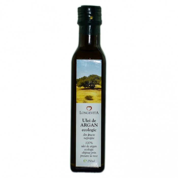 Ulei argan presat la rece eco 250ml longevita