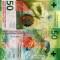 ELVETIA █ bancnota █ 50 Franken █ 2015 █ P-77a Studer Jordan █ UNC necirculata