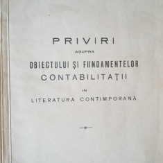 Priviri asupra obiectului si fundamentelor Contabilității (N. S. Penescu, 1937)