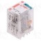 Releu electromagnetic, 12V DC, 20A, 3PDT, serie R3N, RELPOL - R3N-2013-23-1012-WT