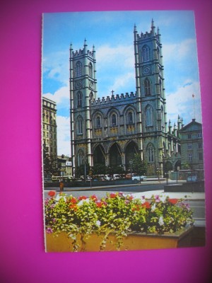 HOPCT 7280 BAZILICA NOTRE DAME -MONTREAL-QUEBEC -CANADA -AMERICA DE NORD -NECIRCULATA foto