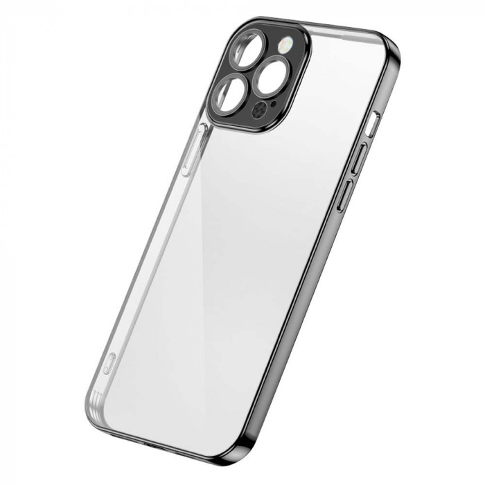 Husa Joyroom Chery Mirror Pentru IPhone 13 Pro Cu Cadru Metalic Negru (JR-BP908 Negru) JR-BP908 BLACK