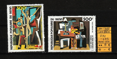 Benin, 1981 | Aniversare 100 ani naştere Picasso - Picturi | MNH | aph foto