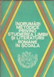 Indrumari metodice privind studierea limbii si literaturii romane in scoala - Alexandru Bojin