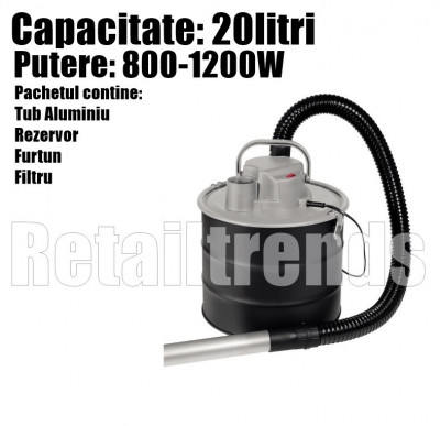 Aspirator Pentru Curatat Cenusa Cazan Soba Semineu 800-1200w + LIVRARE GRATUITA foto