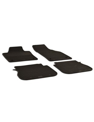 Set covorase auto din cauciuc Volkswagen Caddy (2003-2015)/(2015-2019) Sistem Fixare Oval foto
