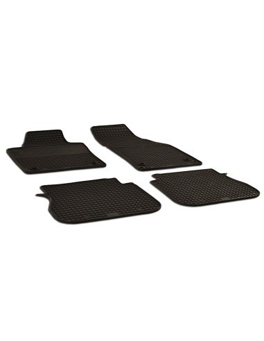 Set covorase auto din cauciuc Volkswagen Caddy (2003-2015)/(2015-2019) Sistem Fixare Oval