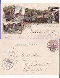 Brasov (Litho) - Litografie 1897, Circulata, Printata