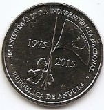 Angola 50 Kwanzas 2015 (Independenta 40 ani) V22, KM-112 UNC !!!