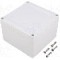Carcasa policarbonat, 120mmx120mmx80mm, HAMMOND - 1555P2GY