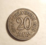 SERBIA 20 PARA 1912, Europa