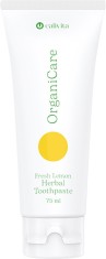 OrganiCare Toothpaste, Pastă de dinţi din Plante, cu Aromă de Lăm&acirc;ie, fara Fluor (75 ml) - Calivita