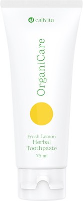 OrganiCare Toothpaste, Pastă de dinţi din Plante, cu Aromă de Lăm&amp;acirc;ie, fara Fluor (75 ml) - Calivita foto