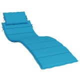 Cumpara ieftin Perna de sezlong, albastru, 186x58x4 cm, textil oxford