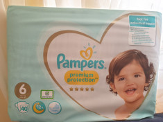 scutece Pampers Premium Care, Marimea 6, 13+ kg, 40 bucati (din Germania) foto