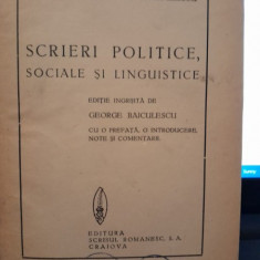Ion Eliade-Radulescu - Scrieri Politice Sociale si Linguistice