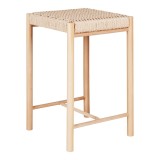Cumpara ieftin Scaun de bar Abano, natural, șezut din răchită