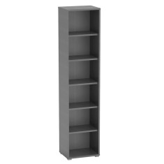 Biblioteca mdf grafit Rioma 50x38x217.8 cm