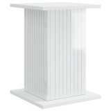 vidaXL Suport pentru plante Alb foarte lucios 30,5 x 30 x 43 cm 899806
