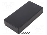 Carcasă universală TAKACHI ABS neagră 85,5mm x 170mm x 35,5mm