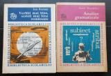 Vorbiți mai bine, scrieți mai bine rom&acirc;nește - ION ROMAN * Analize gramaticale - AUREL NICOLESCU (2 vol.) - colecția BIBLIOTECA ȘCOLARULUI