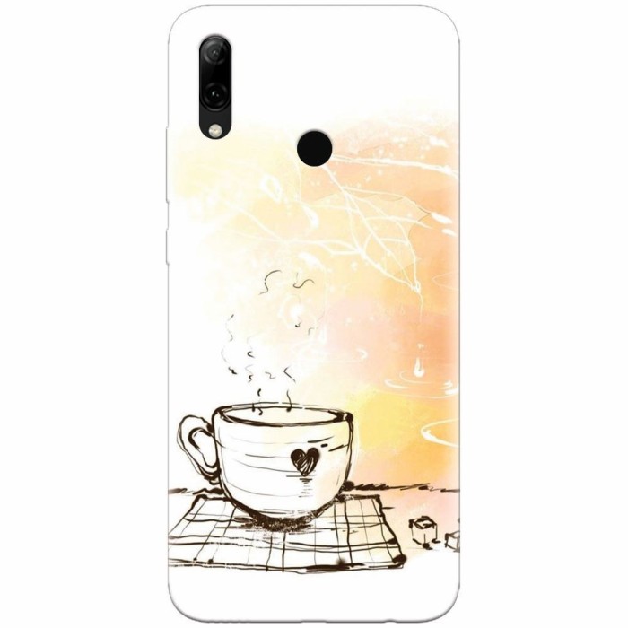 Husa silicon pentru Huawei P Smart 2019, Coffe Love