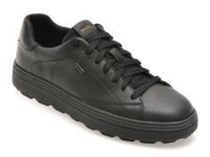 Pantofi sport GEOX negri, U56LUC, din piele naturala