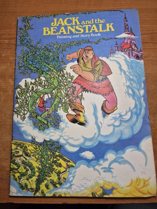 carte pentru copii in limba engleza si colorat-jack and the beanstalk - anii &#039;80
