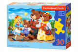 Puzzle 30 piese Goldilocks and Three Bears, castorland