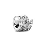 Cumpara ieftin Charm/talisman argint 925, JW1166, model sarpe, placat cu rodiu
