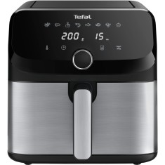 Friteuza cu aer cald Tefal Easy Fry Mega EY855D10, 2020 W, 7.5 l, 8 programe, Termostat reglabil, Timer, Oprire automata, Negru/Argintiu