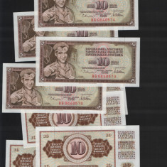 Iugoslavia Yugoslavia 10 dinari dinara 1978 unc pret pe bucata