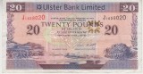 M1 - Bancnota foarte veche - Marea Britanie - Belfast - 20 lire sterline