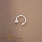 Piercing Potcoava Asimetric din Titan