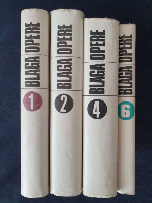 Lucian Blaga &amp;ndash; Opere 1, 2, 4, 6 (4 vol.) foto