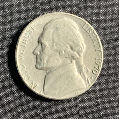 Moneda five cents 1970 USA