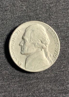 Moneda five cents 1970 USA foto