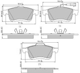 MOTAQUIP LVXL1678 set placute frana,frana disc