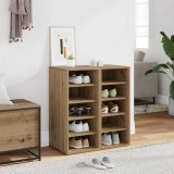 vidaXL Pantofare 2 buc. stejar artizanal, 32x35x70 cm, lemn prelucrat