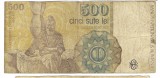 Bancnota 500 lei 1991 - Romania