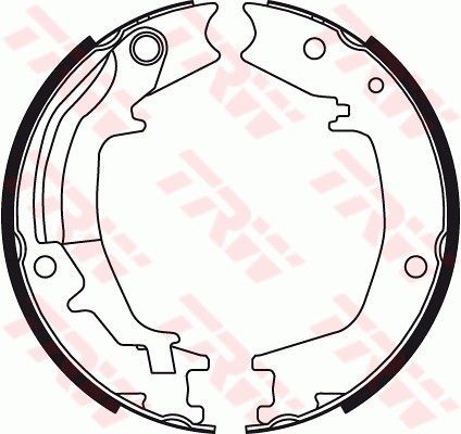 TRW GS8489 Set saboti frana, frana de mana