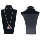 Bust expunere bijuterii - Catifea Neagra - BU2981-L