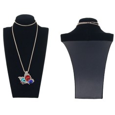Bust expunere bijuterii - Catifea Neagra - BU2981-L