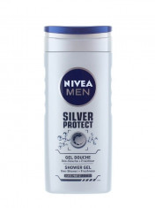 Nivea Gel de dus Barbati 250 ml Silver Protect foto