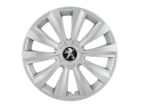 Cumpara ieftin Set 4 capace roti Delta cromat R14 pentru gama auto Peugeot