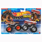 Set 2 masinute Monster Truck, Hot Wheels, Demolition Doubles, HW Tiger Shark Vs HW 5 Alarm, JCC76