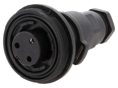 Conector circular mamă 3 pini IP68 foto